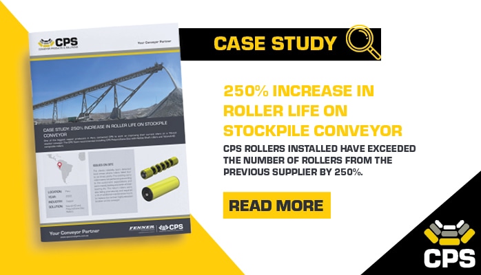This is an image of the case study about 250 percent Increase in Roller Life on Stockpile Conveyor