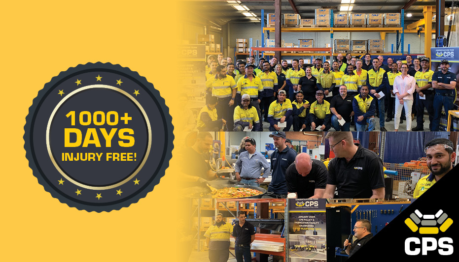 This is an image of the CPS personnel celebrating 1000+ Injury-Free milestone at their West Australia Facility.