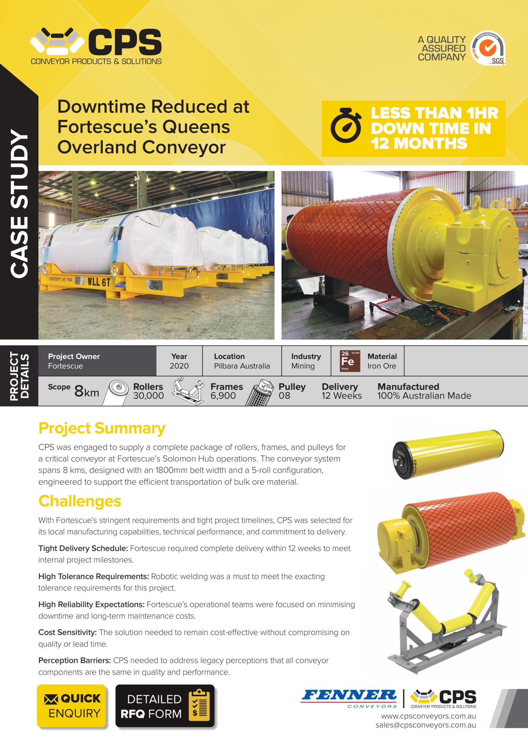 Conveyor Case Studies | CPS Conveyors Project Results